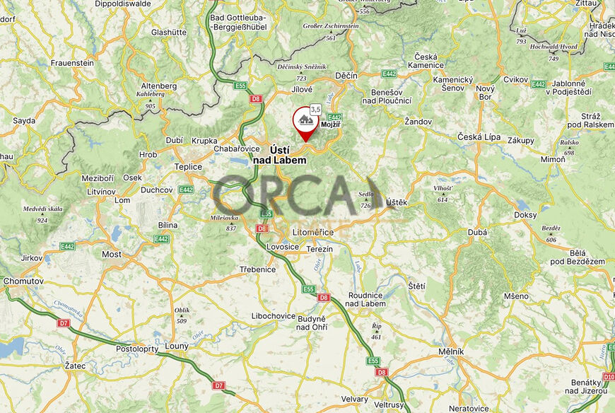 0,5 ha pozemků v k. ú. Mojžíř