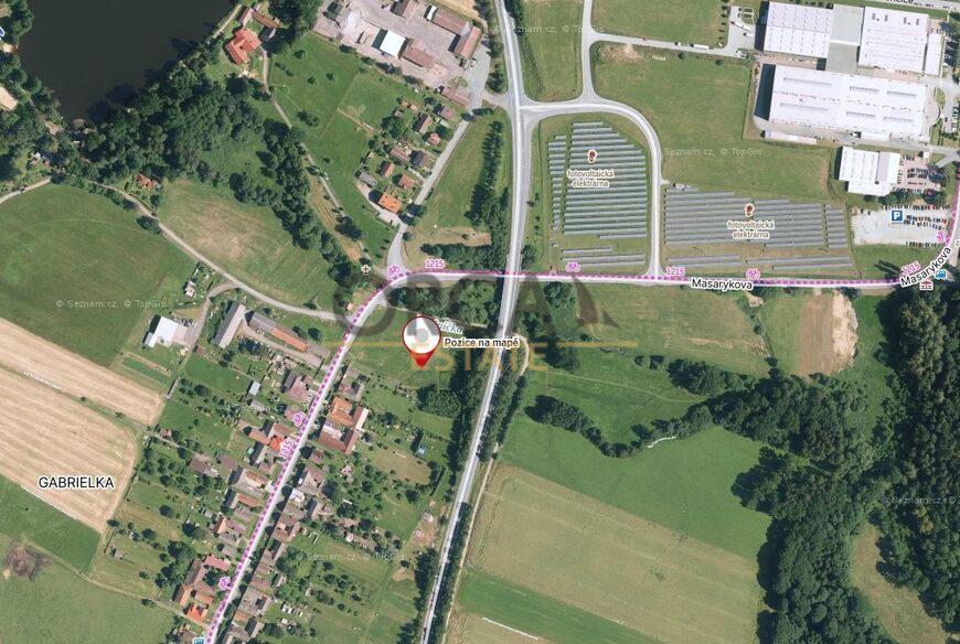 Prodej pozemku v k. ú. Kamenice nad Lipou o výměře 1998 m2