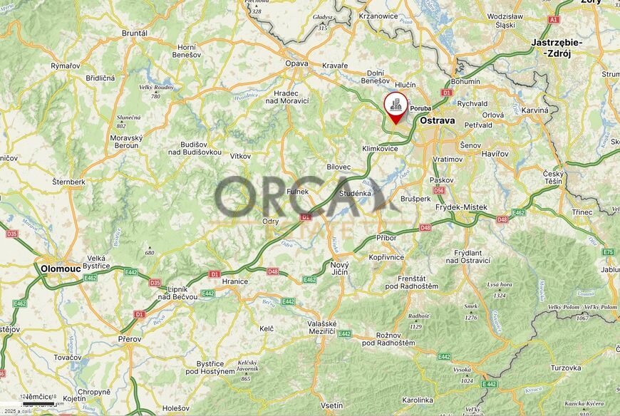 Prodej pozemků v k. ú. Poruba o výměře 3534 m2