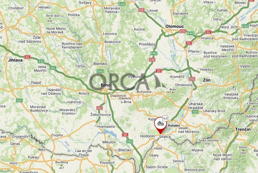 Spoluvlastnický podíl 6/16 na pozemcích v k. ú. Rohatec (okres Hodonín)