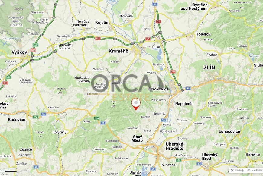 0,94 ha pozemků v k. ú. Jankovice u Uherského Hradiště