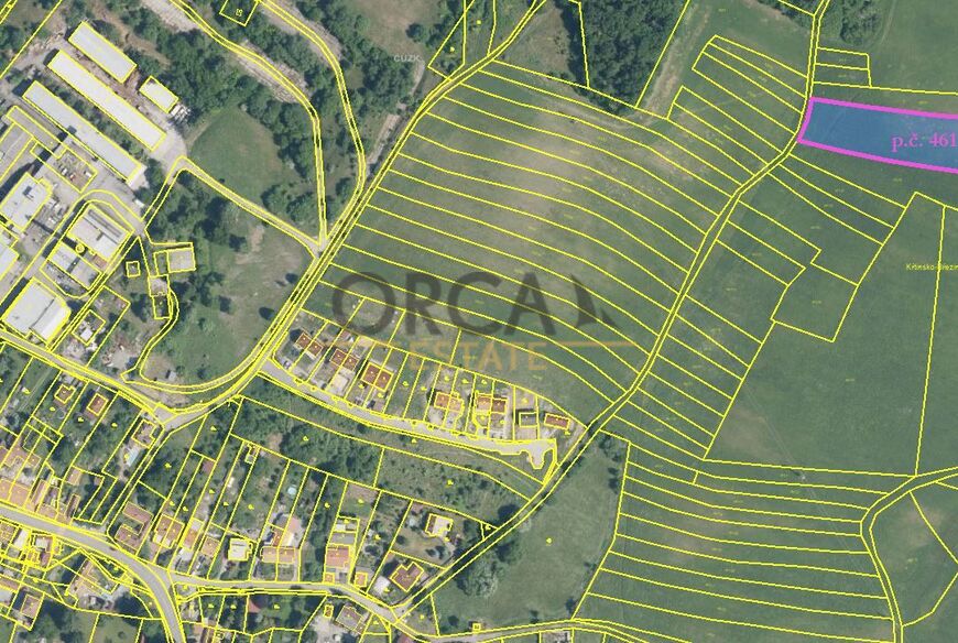Prodej pozemků o výměře 5202 m2 v k.ú. Kanice (okr. Brno-venkov)
