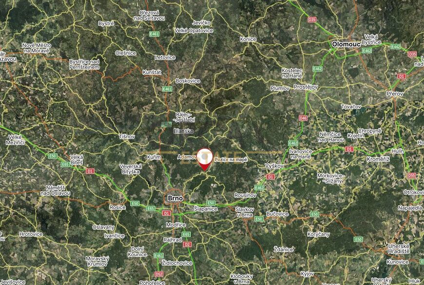 Prodej pozemků o výměře 5202 m2 v k.ú. Kanice (okr. Brno-venkov)