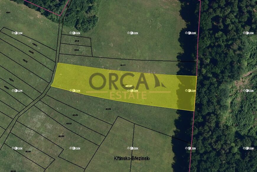 Prodej pozemků o výměře 5202 m2 v k.ú. Kanice (okr. Brno-venkov)