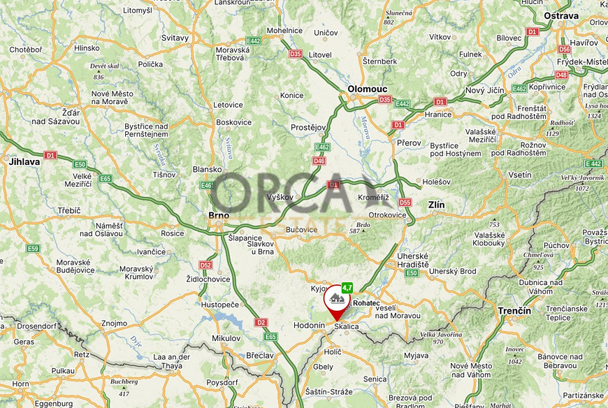 Pozemky v návrhové ploše smíšené výrobní, k.ú. Rohatec