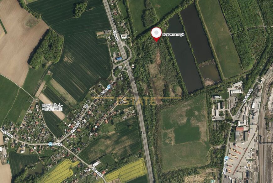Pozemky vhodné pro rybáře v k.ú. Ostrava - Hrabová, o výměře 4653 m2