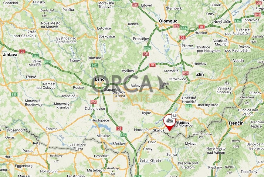 Prodej pozemku 0,1 ha v k.ú. Radějov u Strážnice
