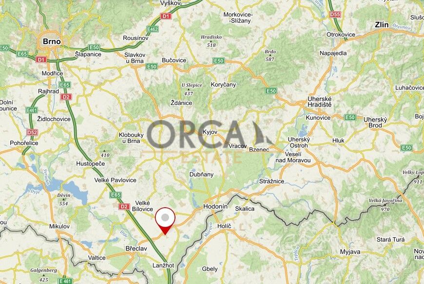 0,9 ha pozemků v k.ú. Hrušky