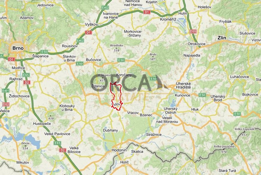 0,2 ha pozemků v k.ú. Kyjov