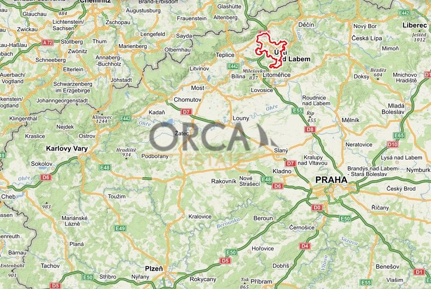 0,2 ha pozemků v k.ú. Ústí nad Labem