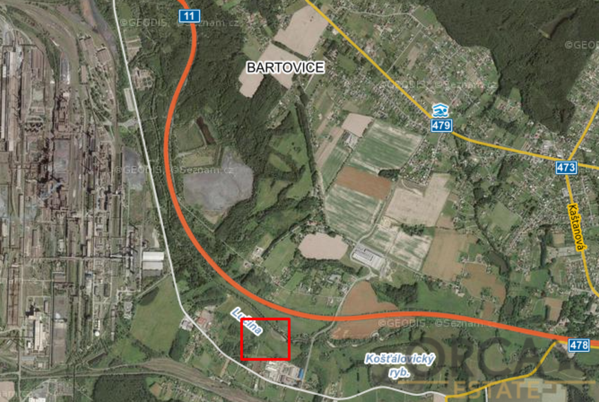0,2 ha pozemků v k.ú. Bartovice