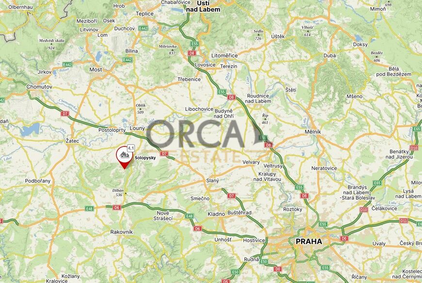 1 ha pozemků v k.ú. Solopysky u Loun