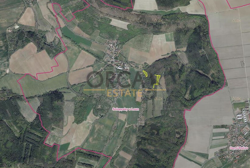 0,47 ha pozemků v k. ú. Solopysky u Loun
