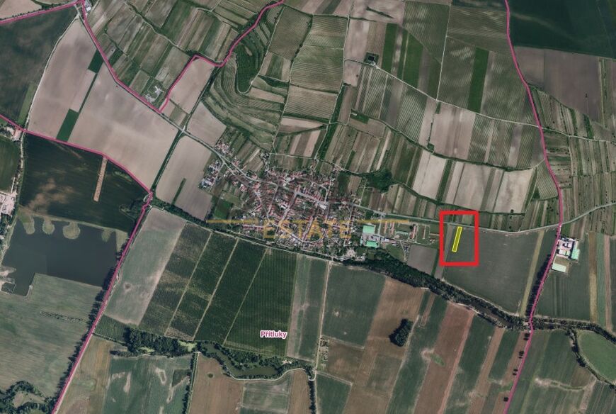 Prodej pozemku v k.ú. Přítluky o výměře 2963 m2