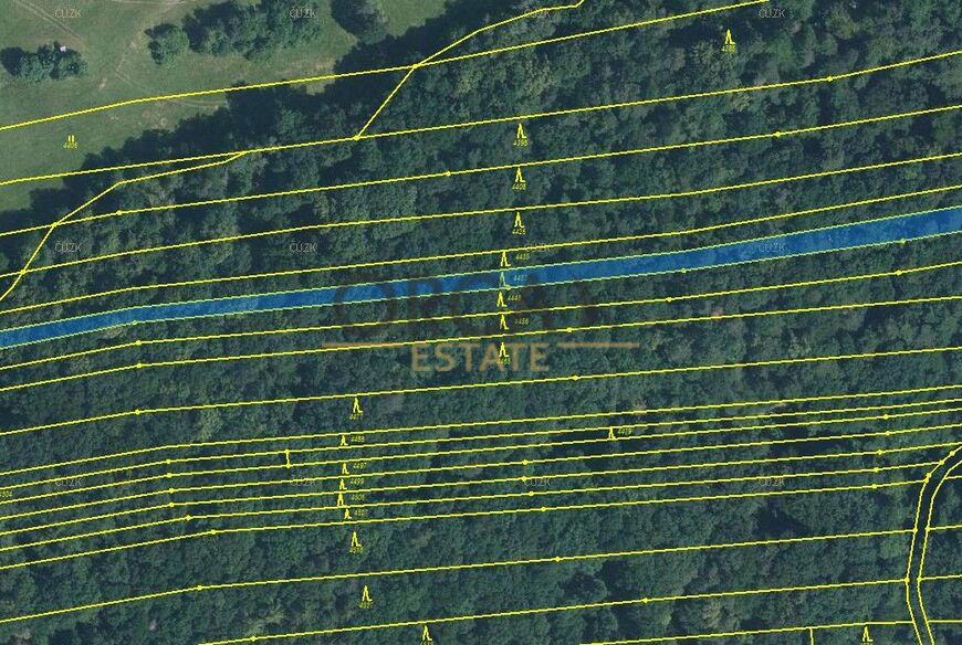 0,5 ha lesních pozemků v k. ú. Hradčovice