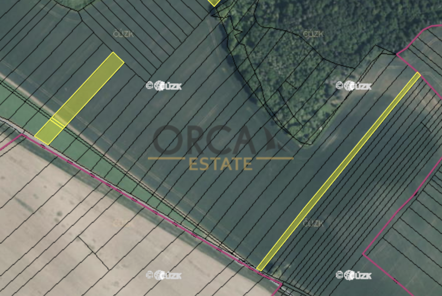 Prodej pozemků Radostice u Brna, 2372 m2
