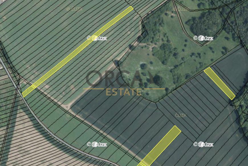 Prodej pozemků Radostice u Brna, 2372 m2