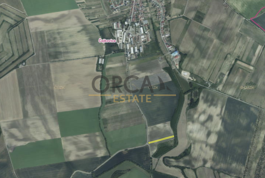 Prodej zemědělského pozemku Čejkovice, 3381 m2