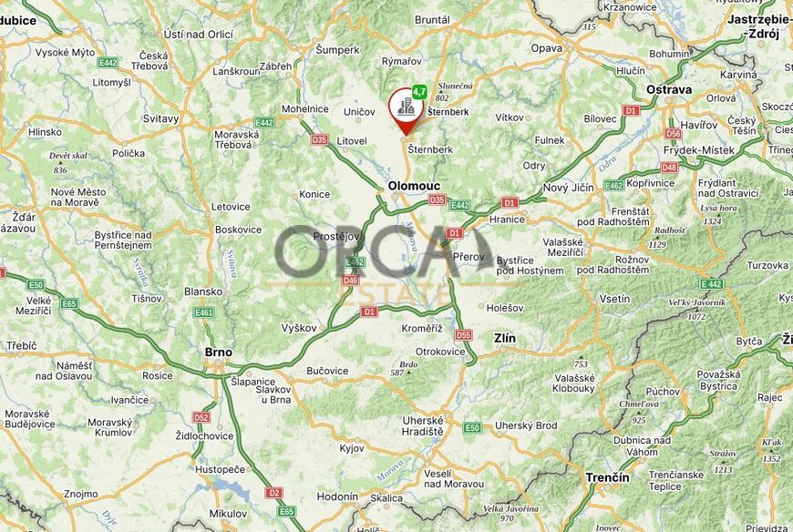 Komerční pozemky v k.ú. Lhota u Šternberka