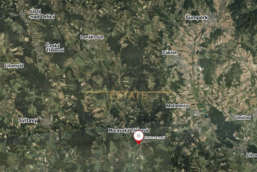 Prodej zemědělskému pozemku o výměře 4545 m2 v k.ú. Městečko Trnávka