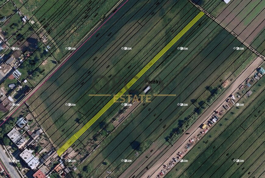 Prodej dvou pozemků o výměře 1058 m2 v k.ú. Přísnotice