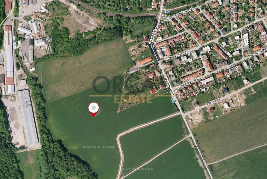 Prodej pozemku v k.ú. Bojkovice o výměře 1710 m2, okres Uherské Hradiště