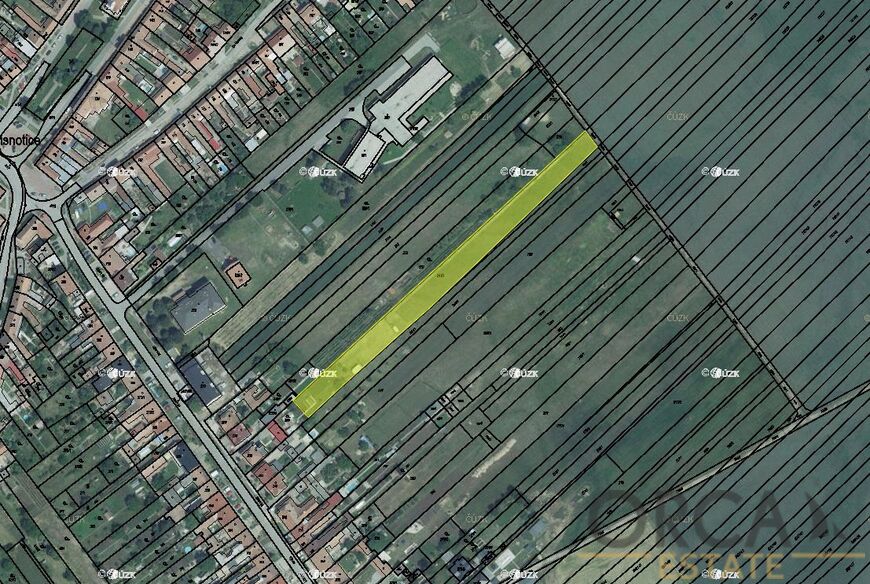 Prodej podílu 2.773 m2 na pozemku v k.ú. Přísnotice