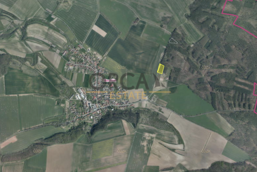 Prodej pozemků Bechlín, 6309 m2