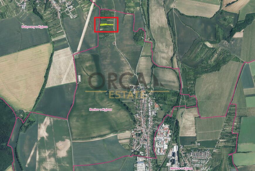 0,24 ha orné půdy v k.ú. Boršov u Kyjova