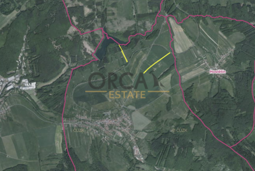 Zemědělské pozemky Pitín, 12593 m2