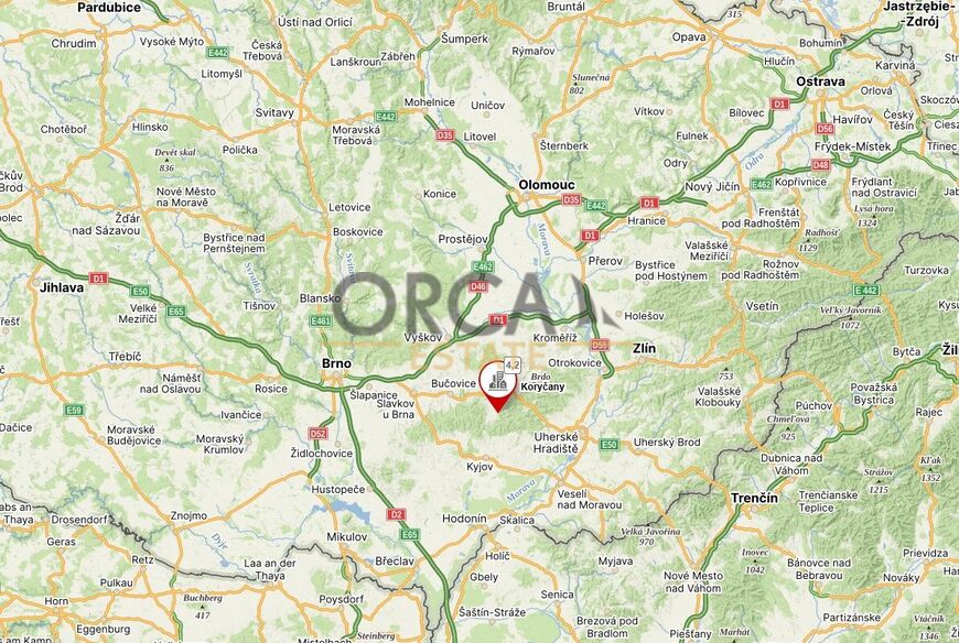 0,19 ha pozemků v k.ú. Koryčany