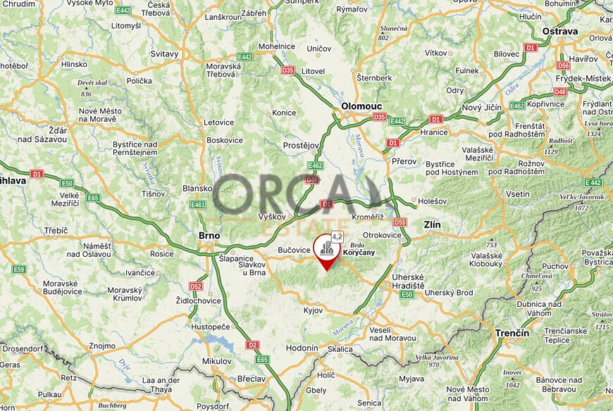 0,2 ha pozemků v k.ú. Koryčany