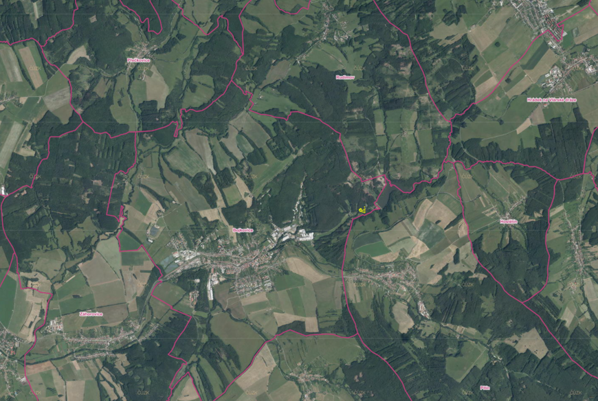 Bojkovice - pozemek určený k rekreaci (6 818 m2)