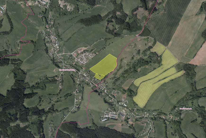Prostřední Staré Buky (67 077 m2)