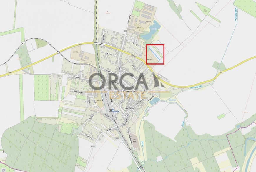 Investičně zajímavý pozemek v k.ú. Vranovice nad Svratkou o výměře 1596 m2