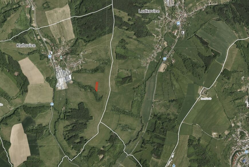 Kaňovice u Luhačovic 2 896 m²