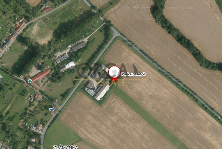 Pět pozemků v k.ú Zlámanka