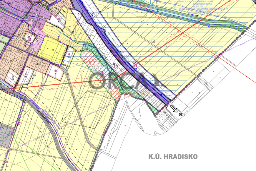 Prodej pozemků Bezměrov, 1621 m2