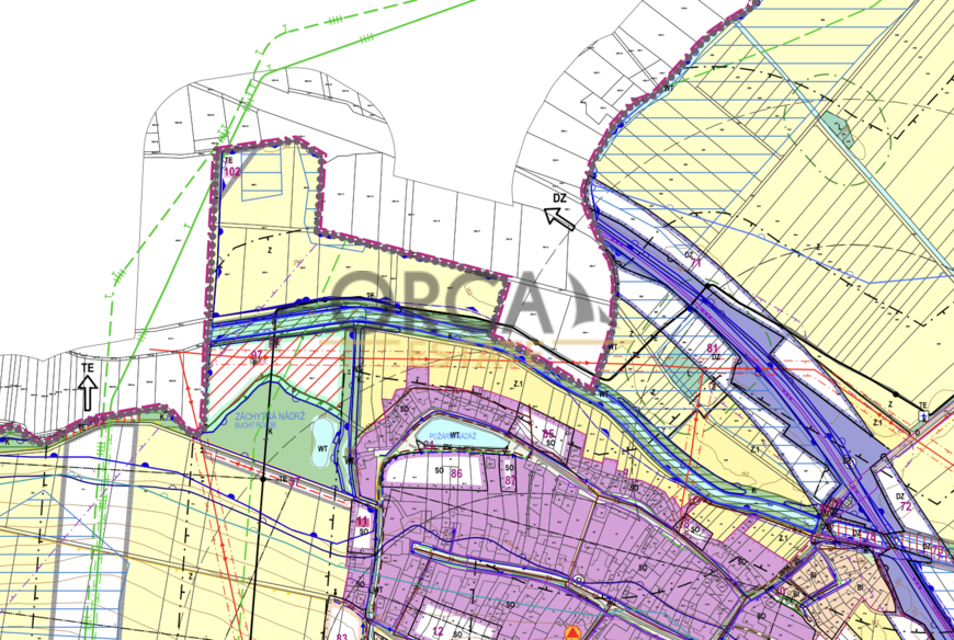 Prodej pozemků Bezměrov, 1621 m2