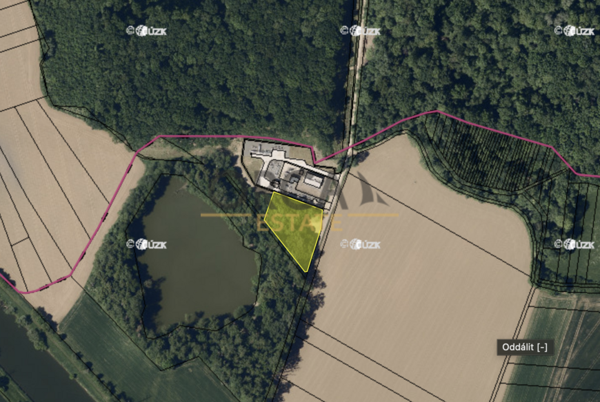 Prodej pozemku Bezměrov, 3812 m2