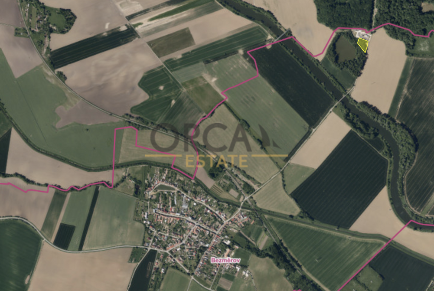 Prodej pozemku Bezměrov, 3812 m2