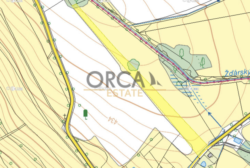 Prodej pozemku Arnultovice u Lučního Chvojna, 13307 m2