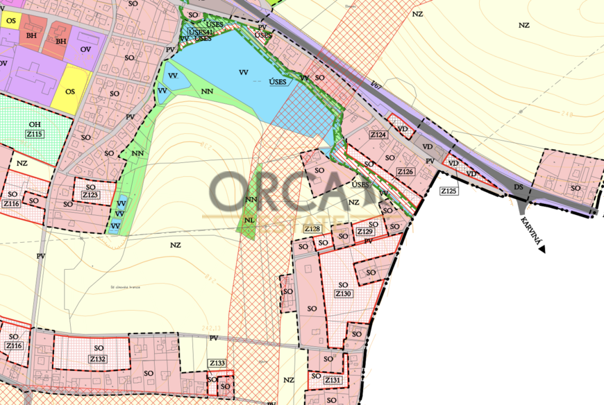 Prodej pozemků Dolní Lutyně, 3368 m2