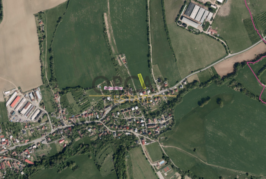 Stavební pozemek Sehradice, 1261 m2