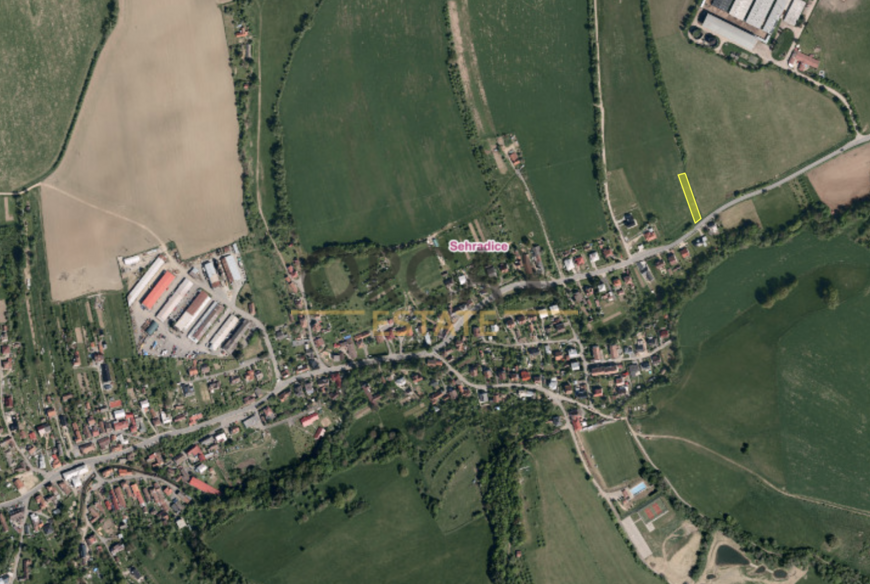 Stavební pozemek Sehradice, 936 m2