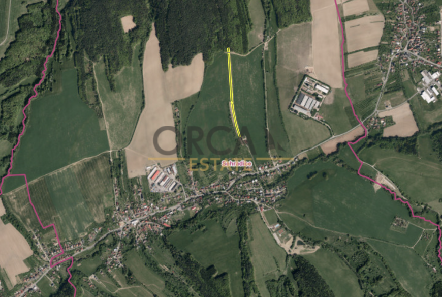 Prodej pole Sehradice, 6439 m2