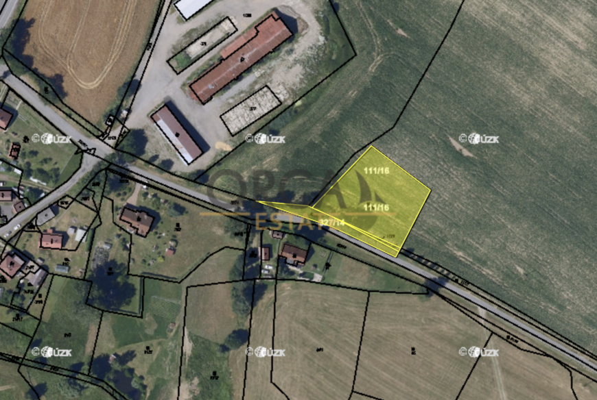 Prodej pozemků Údavy, 2730 m2