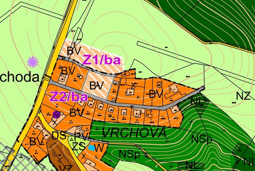 Babí u Náchoda (2438 m2)