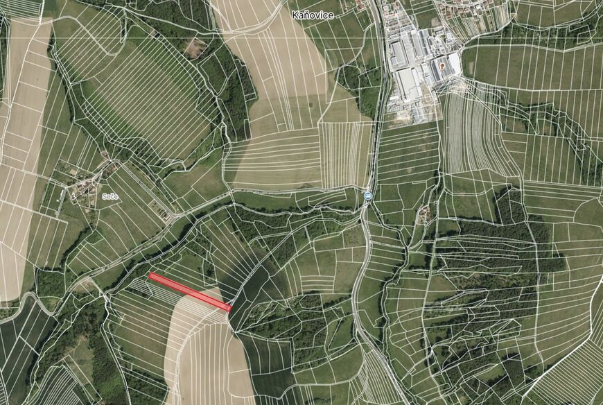 Kaňovice u Luhačovic 5 618 m&sup2;