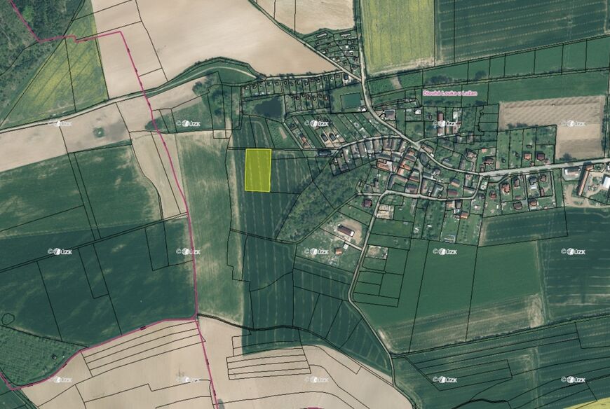 Dlouhá Louka u Lužan (4089 m2)